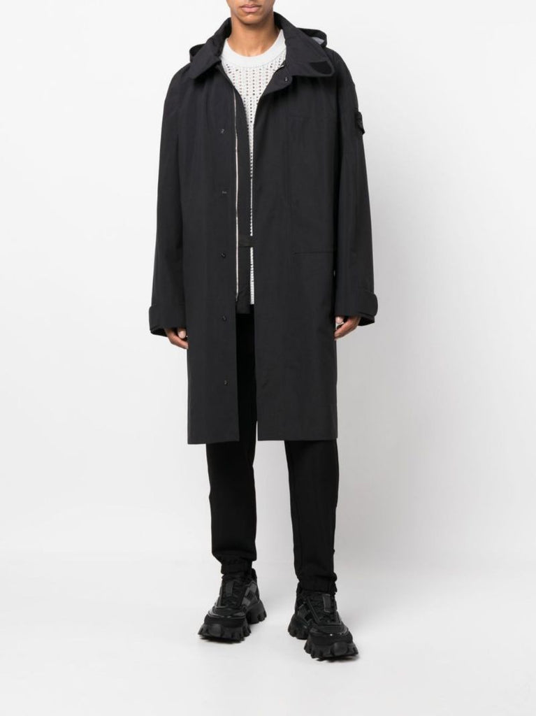 Black Gore-tex Trench Coat