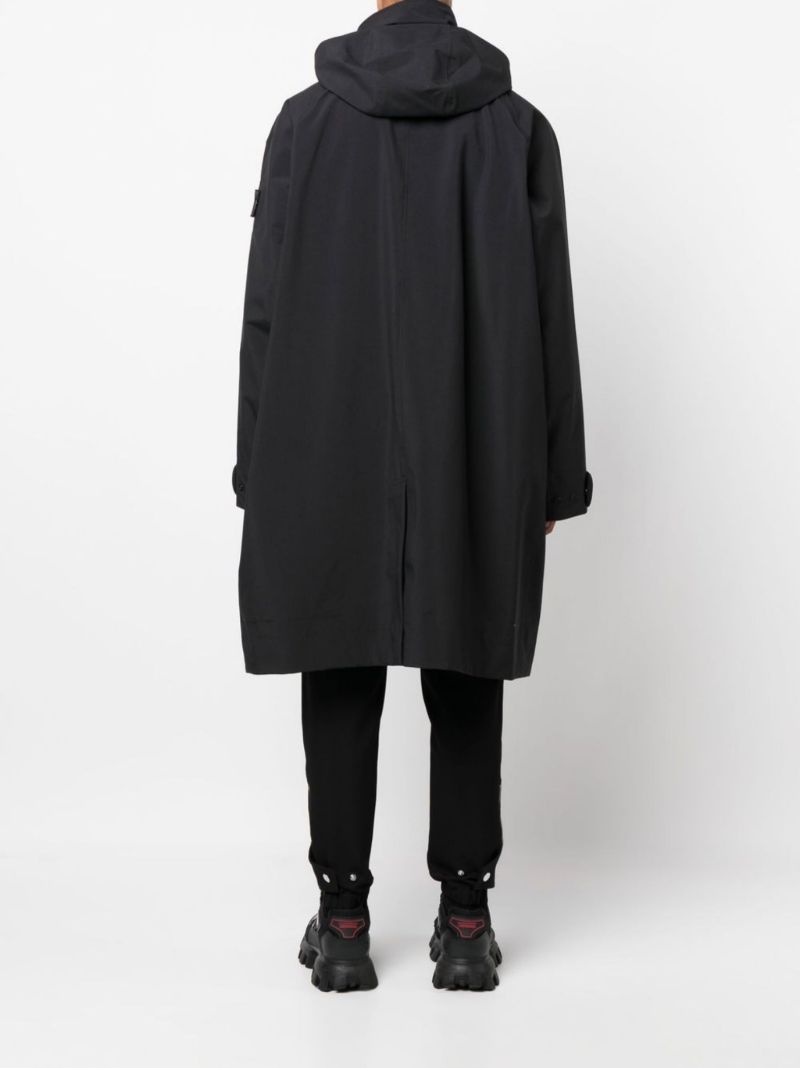 Black Gore-tex Trench Coat