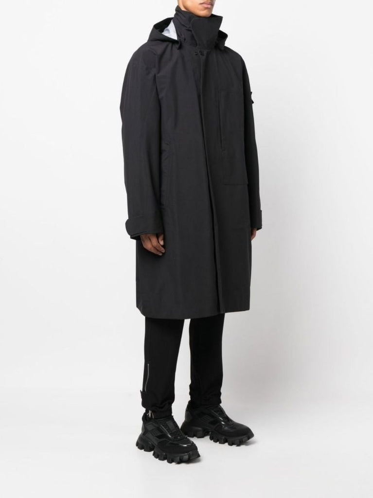 Black Gore-tex Trench Coat