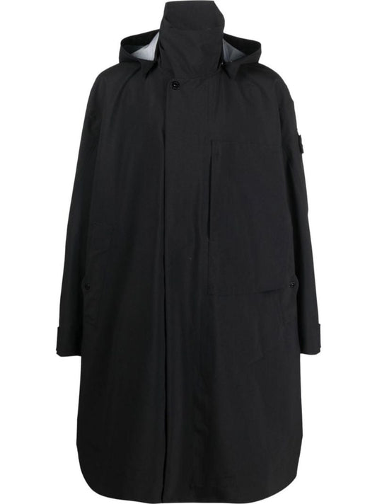 Black Gore-tex Trench Coat