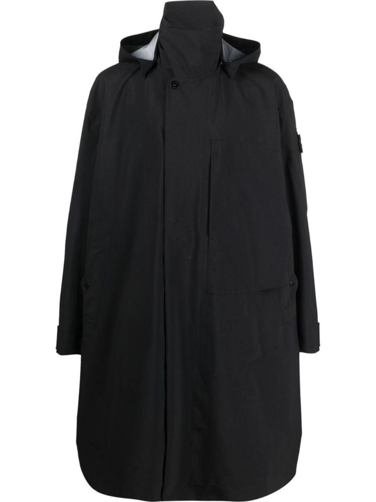Black Gore-tex Trench Coat