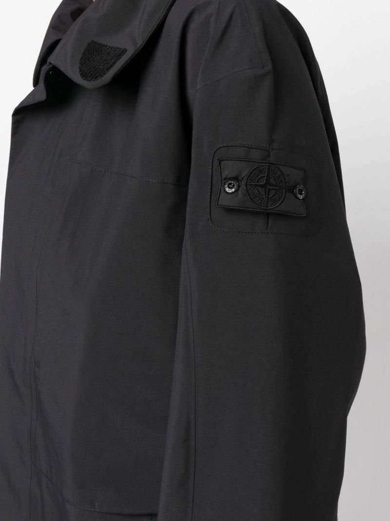 Black Gore-tex Trench Coat