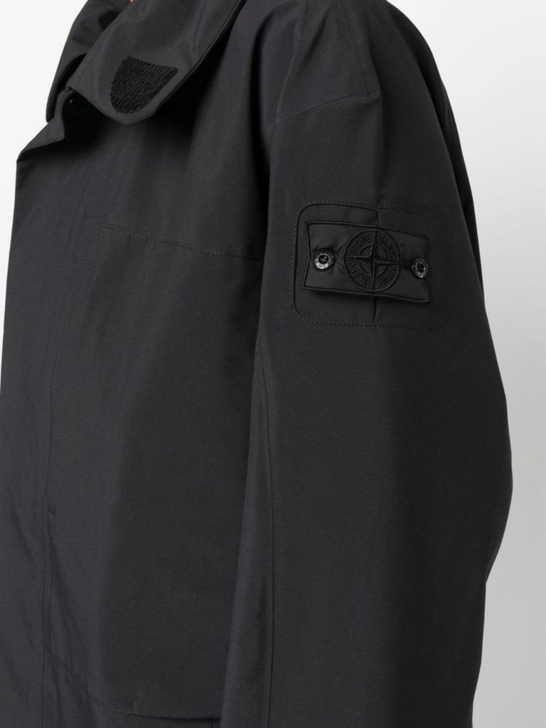 Black Gore-tex Trench Coat
