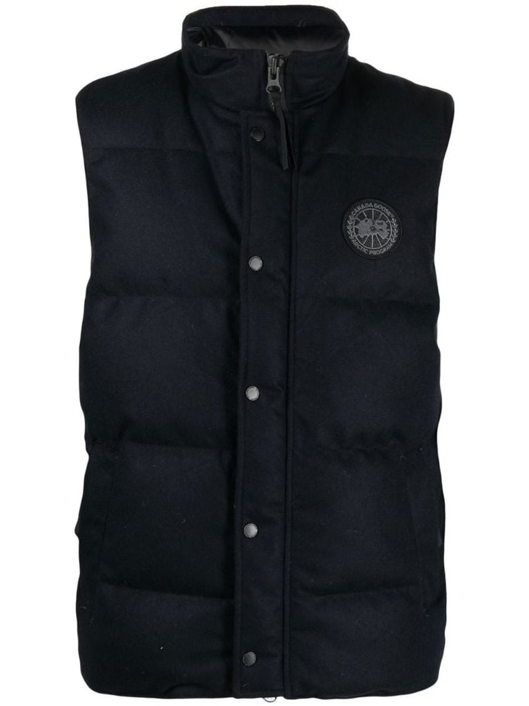 Navy Garson Padded Gilet