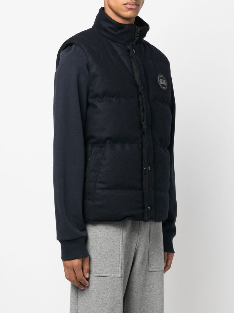 Navy Garson Padded Gilet