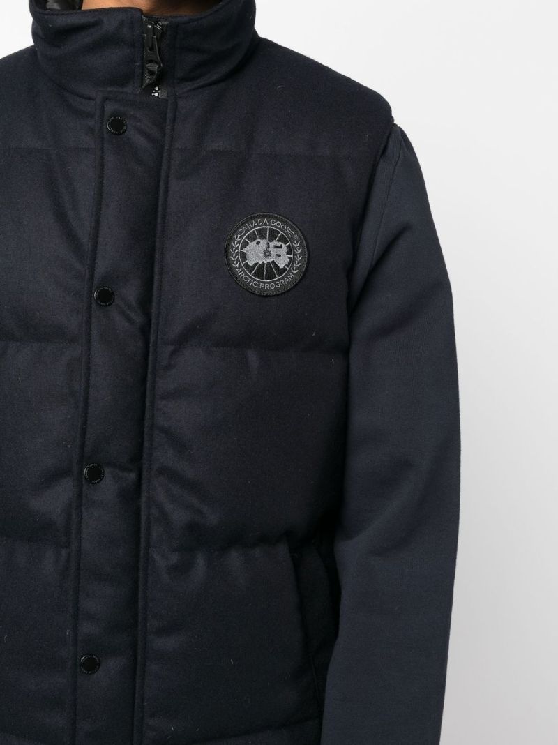 Navy Garson Padded Gilet