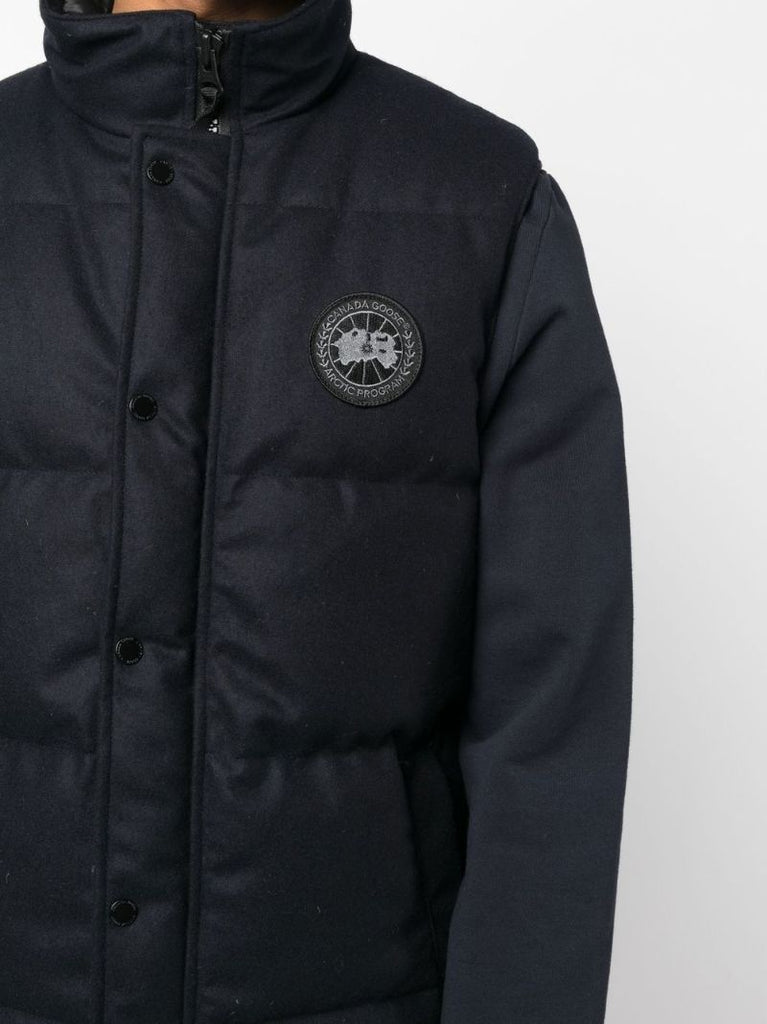 Navy Garson Padded Gilet