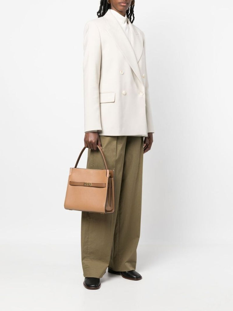 Brown Lee Radziwill Top Handle Bag