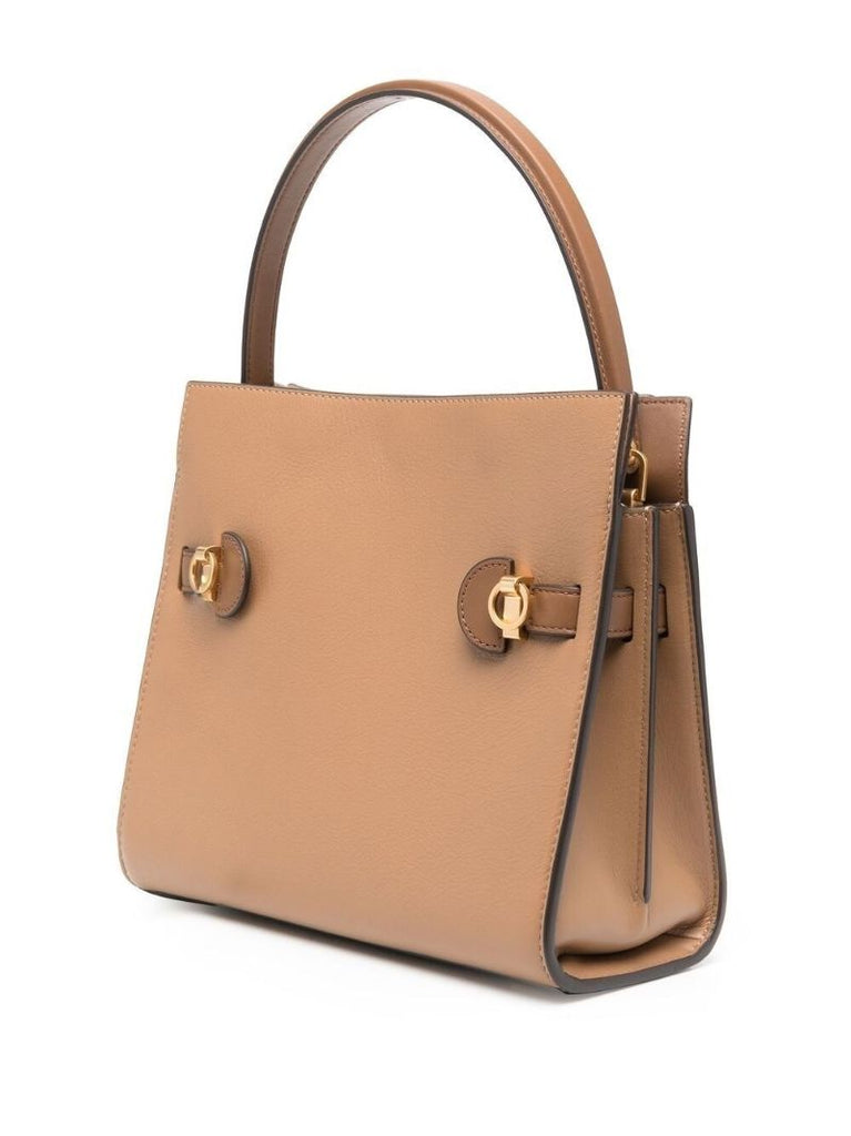Brown Lee Radziwill Top Handle Bag