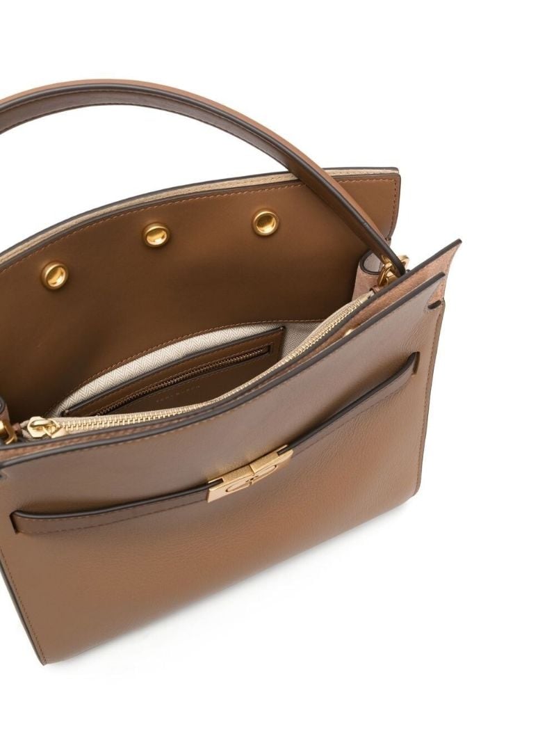 Brown Lee Radziwill Top Handle Bag