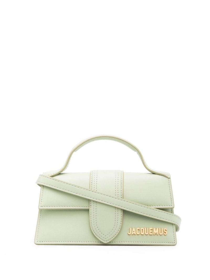 Green Le Bambino Mini Leather Shoulder Bag