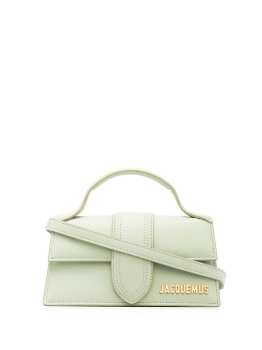 Green Le Bambino Mini Leather Shoulder Bag