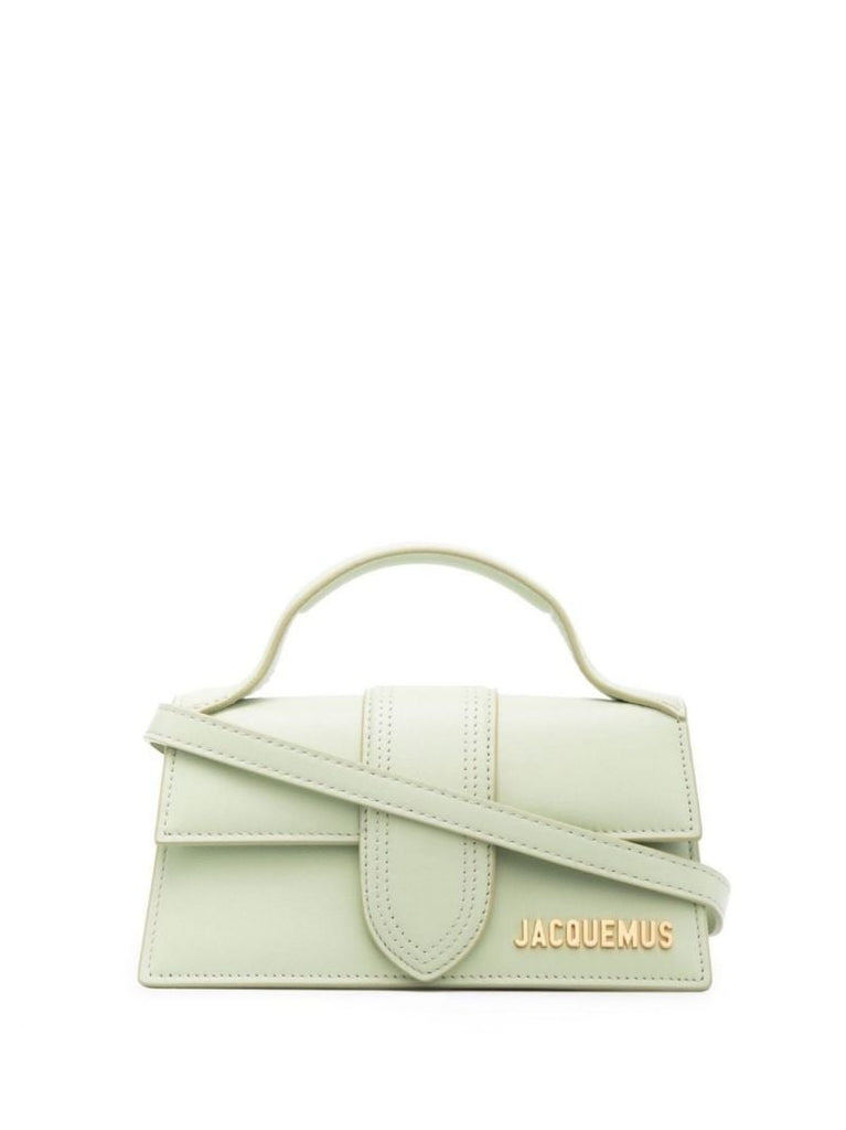 Green Le Bambino Mini Leather Shoulder Bag