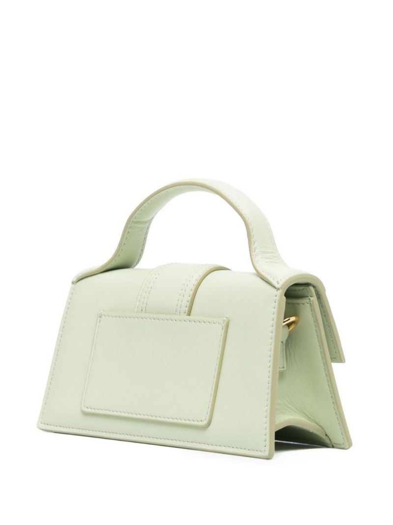 Green Le Bambino Mini Leather Shoulder Bag