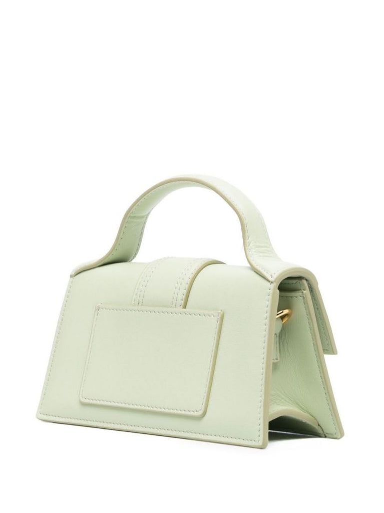 Green Le Bambino Mini Leather Shoulder Bag