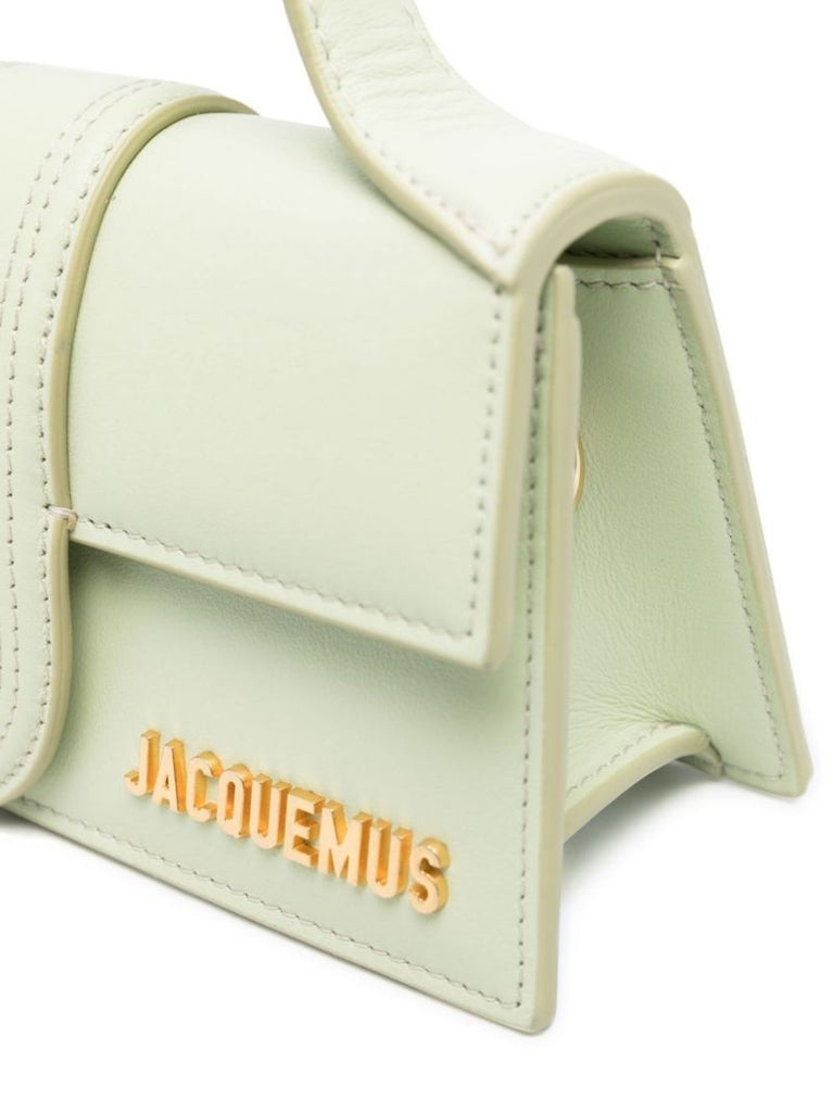 Green Le Bambino Mini Leather Shoulder Bag