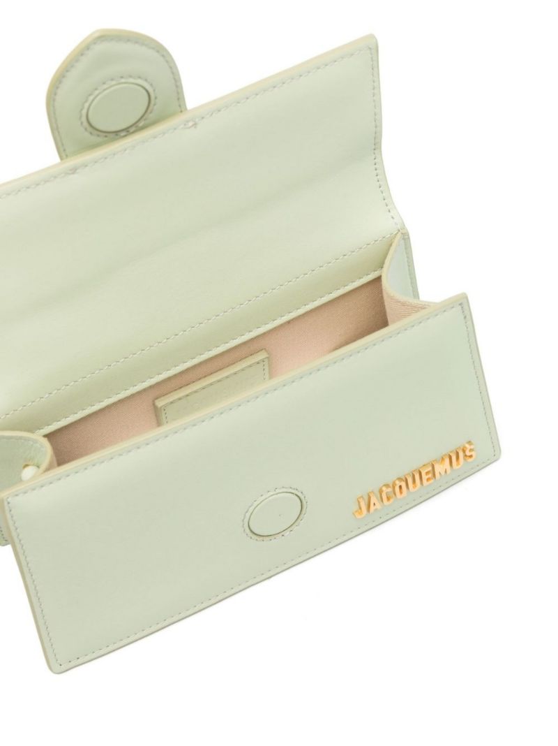 Green Le Bambino Mini Leather Shoulder Bag
