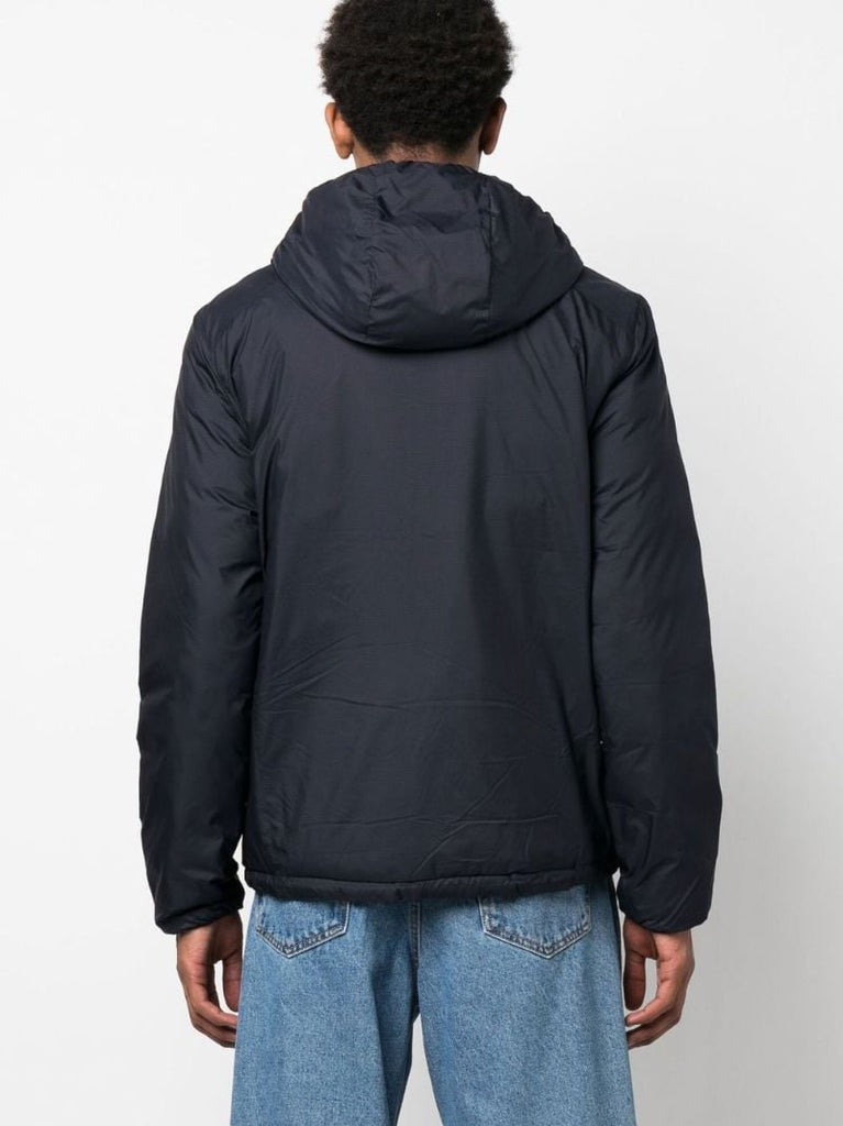 Blue Reversible Padded Bomber Jacket