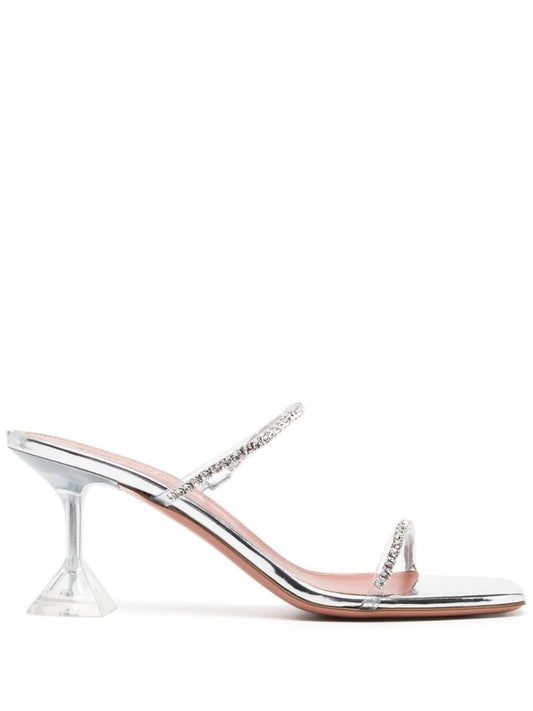 Silver Gilda 70 Crystal Sandals