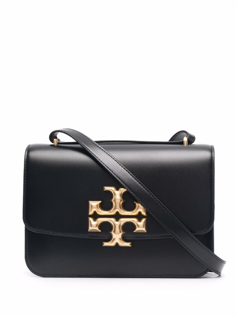 Black Eleanor Leather Cross Body Bag