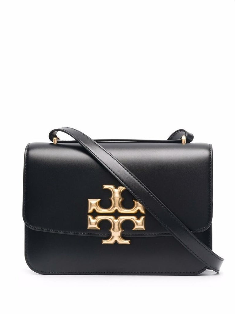 Black Eleanor Leather Cross Body Bag