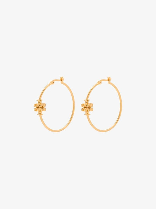 Gold Tone Eleanor Hoop Earring