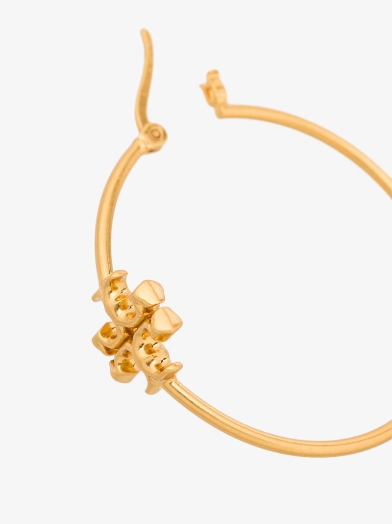 Gold Tone Eleanor Hoop Earring