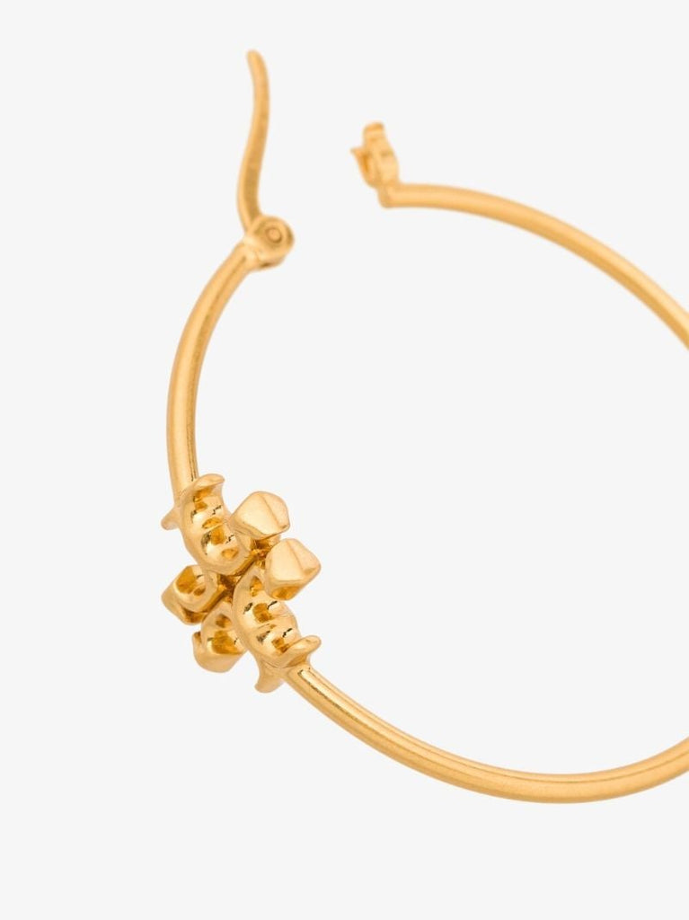 Gold Tone Eleanor Hoop Earring