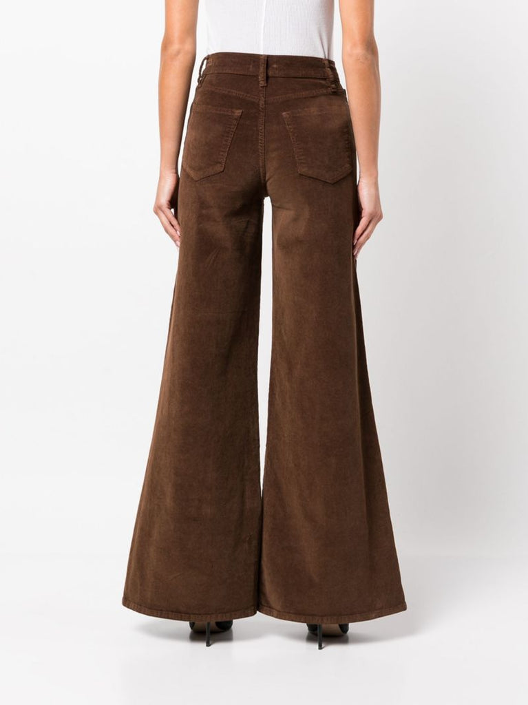 Brown Le Palazzo Wide-leg Jeans