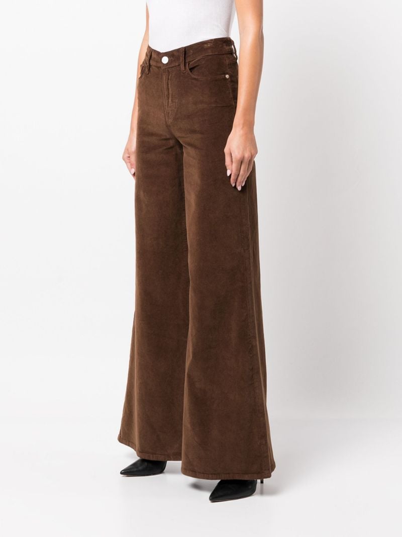 Brown Le Palazzo Wide-leg Jeans