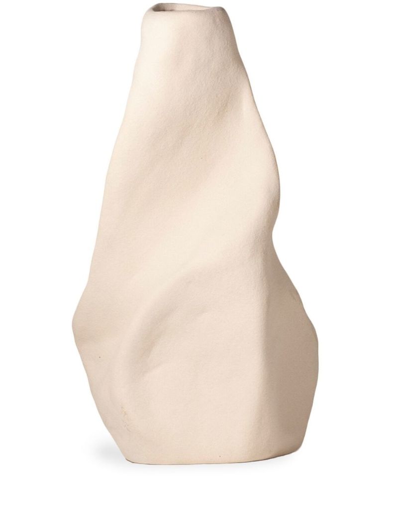 Beige Giant Wake Ceramic Vase