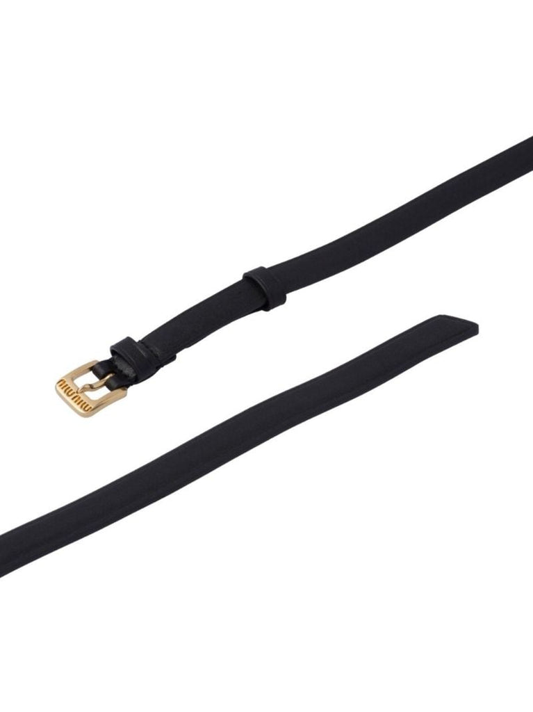 Black Buckle Detail Belt