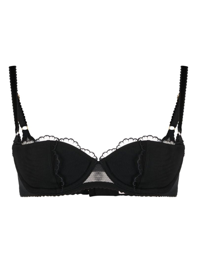Black Sara Balconette Bra