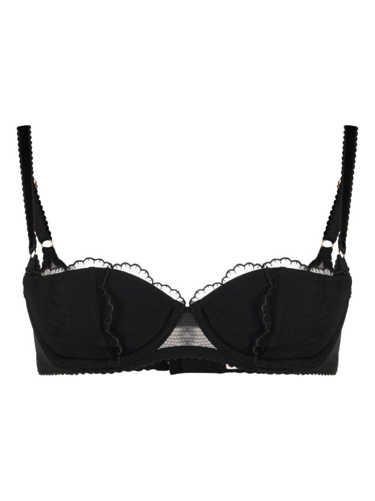 Black Sara Balconette Bra