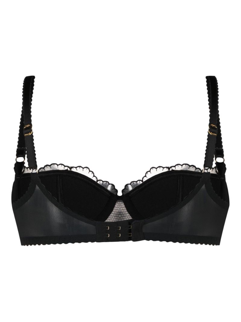 Black Sara Balconette Bra