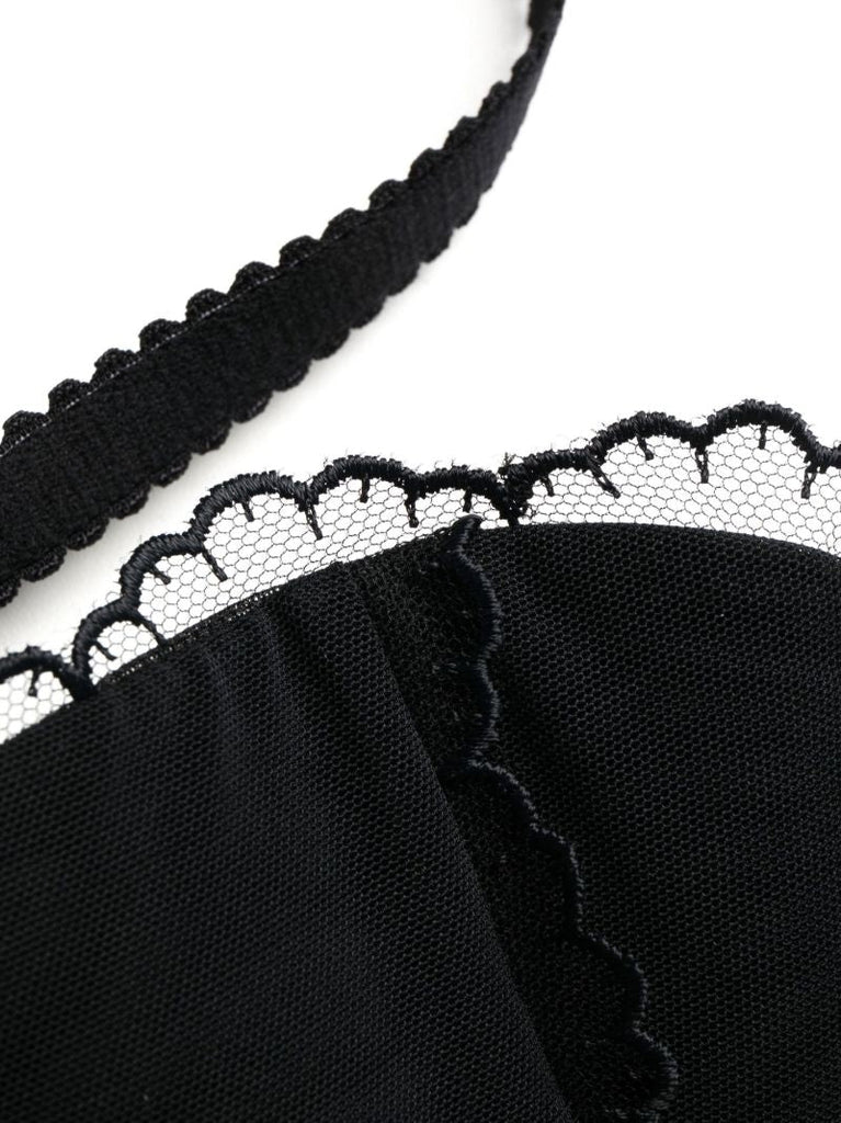 Black Sara Balconette Bra
