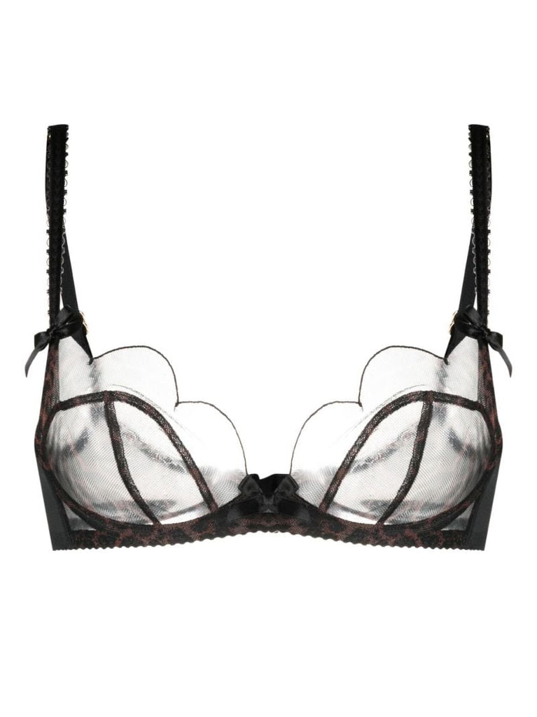 Brown Lorna Leopard Print Underwire Bra
