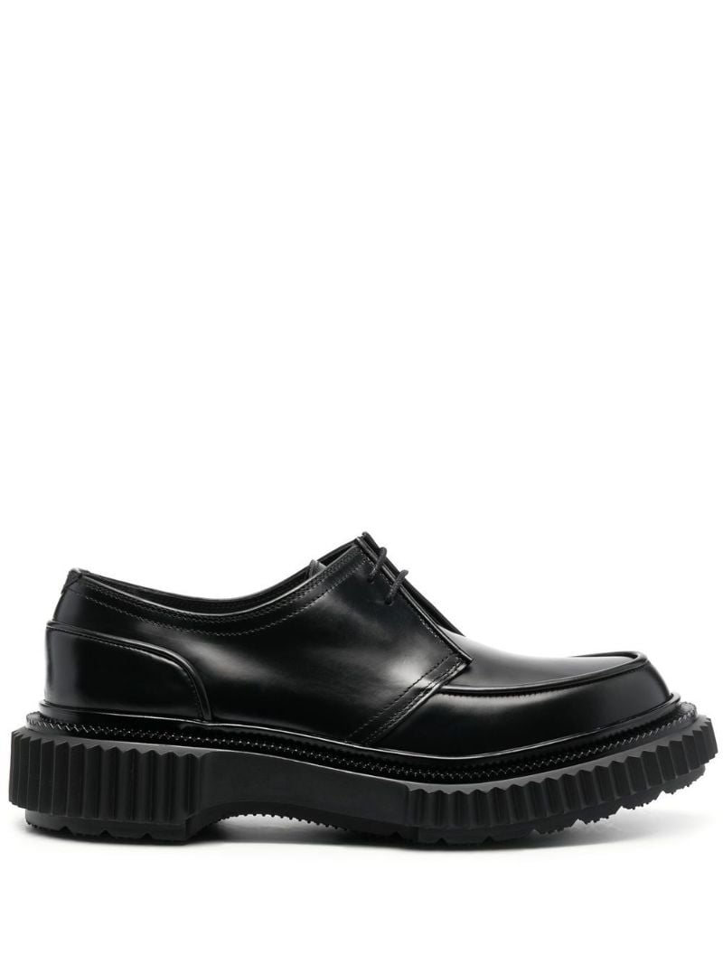 Black Type 181 Leather Derby Shoes