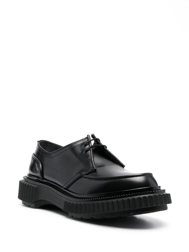 Black Type 181 Leather Derby Shoes