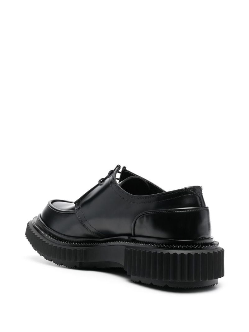 Black Type 181 Leather Derby Shoes