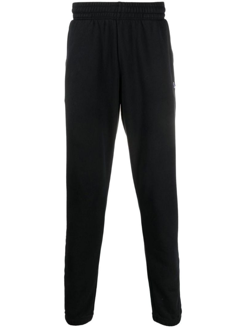 Black Fox Patch Cotton Track Pants