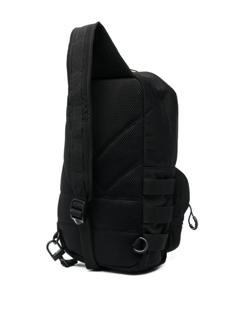 Black Jungle Cross Body Backpack
