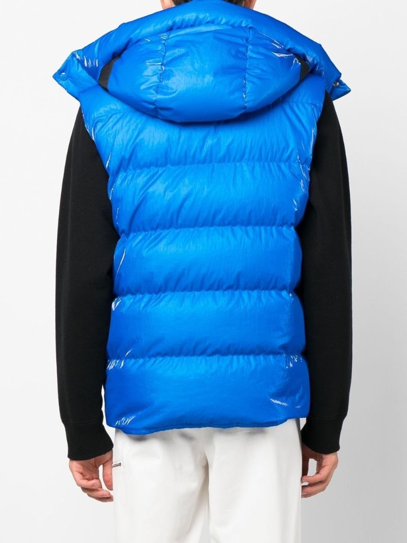 Blue Logo Padded Gilet