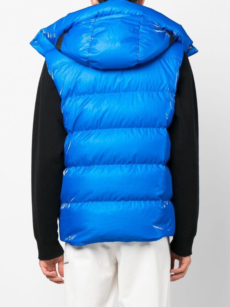 Blue Logo Padded Gilet