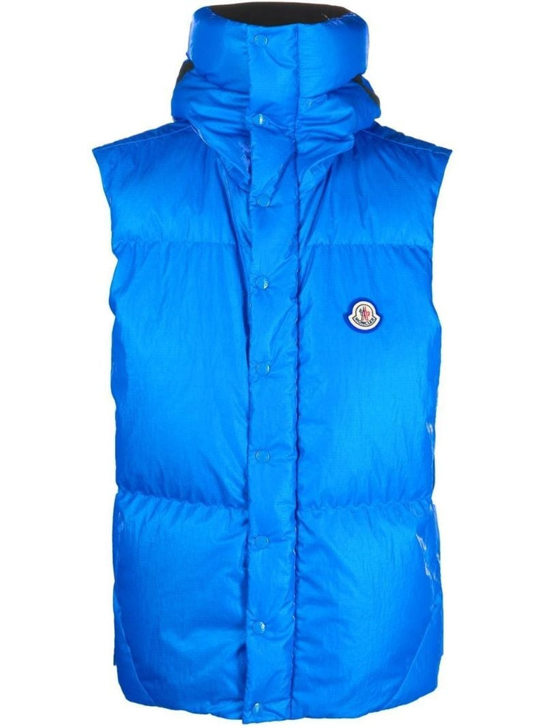Blue Logo Padded Gilet