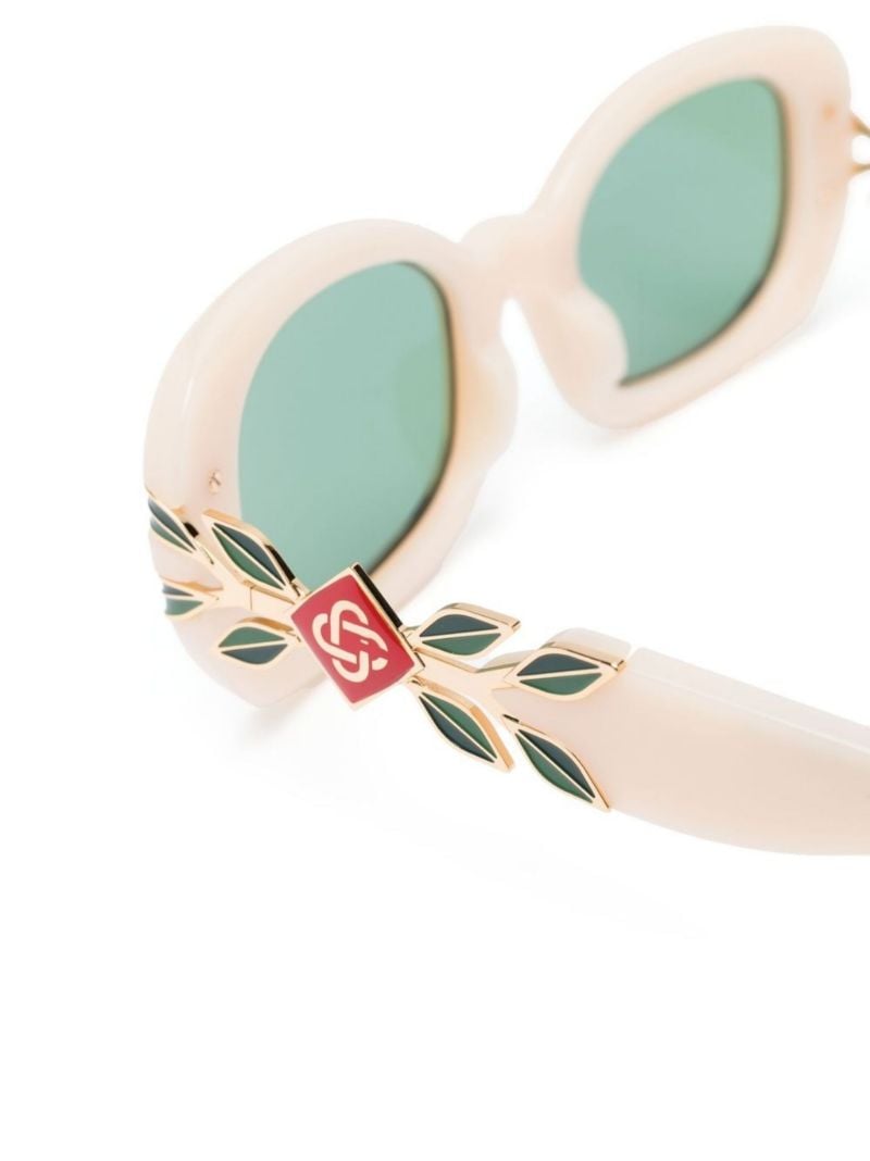 Neutral Oval Sunglasses