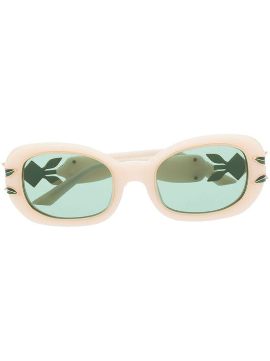 Neutral Oval Sunglasses