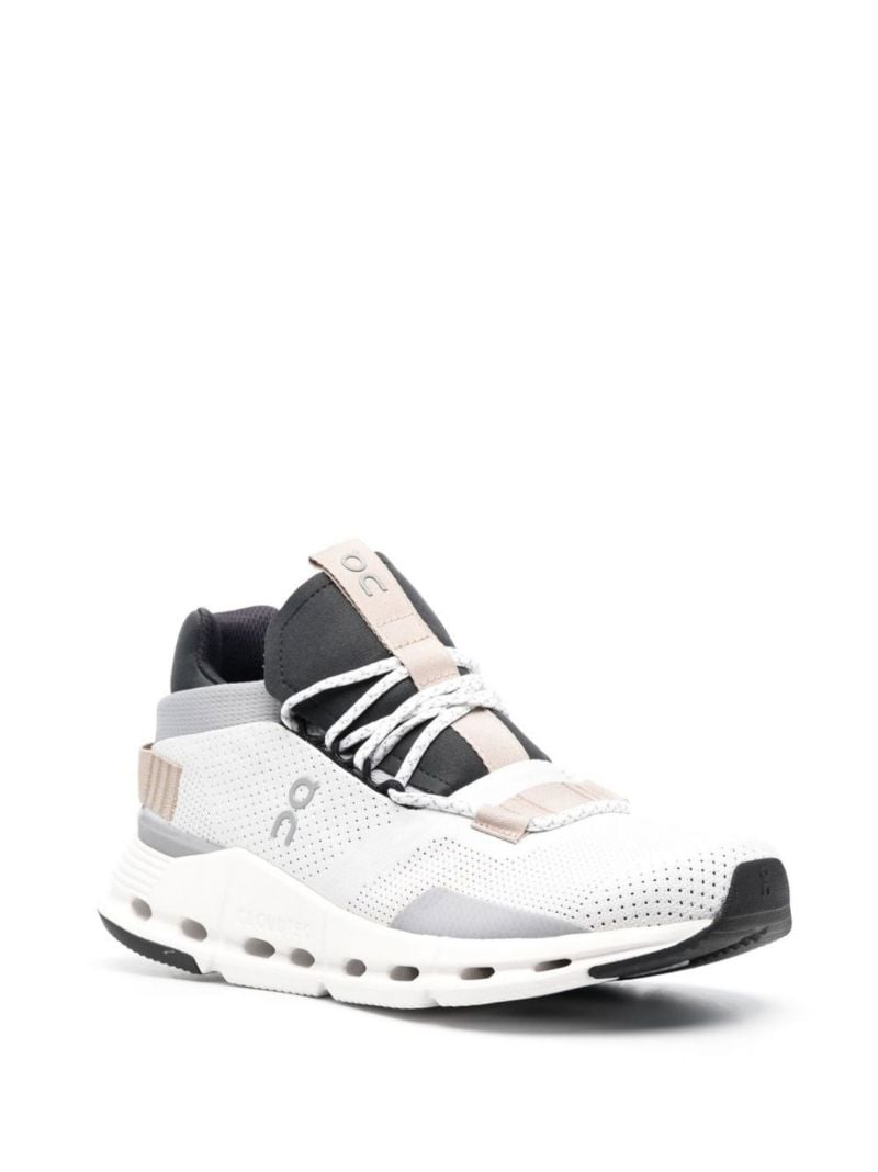 White Cloudnova Lace-up Sneakers
