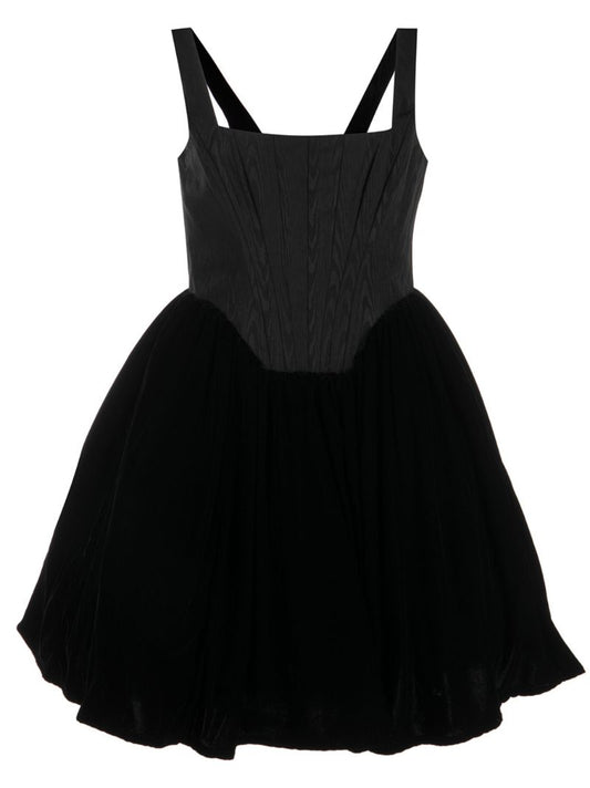 Black Landscape Mini Dress