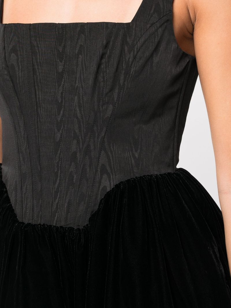 Black Landscape Mini Dress
